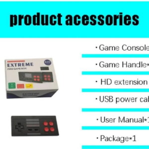 Newest Extreme Mini Game Box - Handheld Video Game Player (620 Games) 1 GB with Contra Limited Edition Joystick  (Black, For PC)