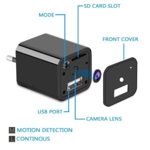 1080P HD Digital Video Camera with USB Charger