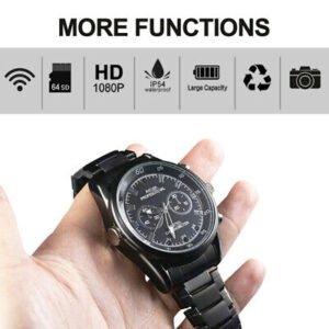 Wrist Watch Ultra Hd Camera 1920px 1080px Video and Audio Recording