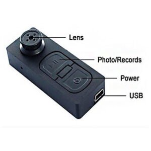 HD Button Camera With High Quality Audio/Video