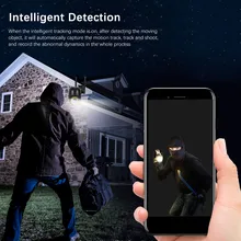 IP PTZ Dual Lens, 1080, 4x Zoom, Human Detection, CCTV, Smart Home, Outdoor, WiFi Surveillance Camera, App V380Pro