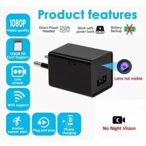 1080P HD Wifi Camera USB Charger Baby Camera Monitor Camcorder US