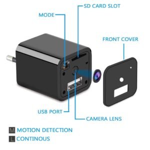 1080P HD Wifi Camera USB Charger Baby Camera Monitor Camcorder US