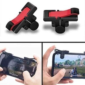 Mobile Trigger Controller Gamepad Gaming Triggers for PUBG Mobile/FreeFire/COD Mobile/etc- Works with Most Android and iOS Phones-3 Pair