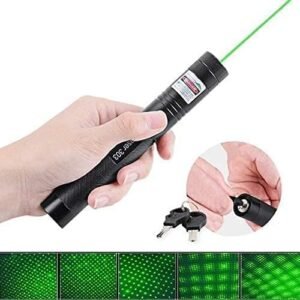 500mW Rechargeable Green Laser Pointer Party Pen Disco Light 5 Mile + Battery (Green)