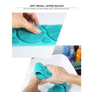 SILICON BATH BELT THE DESIGHN OF OUR BACK-SCRUBBER STRAP WILL GAVE YOU A COMFORTABLE MASSAGE PACK OF 3