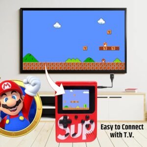 Rechargeable Pocket Video Game for Kids SUP 400 in 1 Retro Game Box Console Handheld Game Box with TV Output