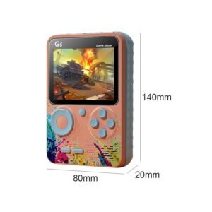 G5 500 in 1 Retro Game Box Only for 1 Player, Handheld Classical Game PAD Can Play On TV, 500 Games Like Contra,